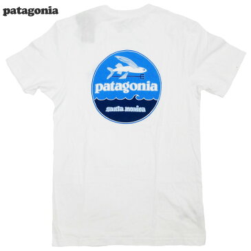 Patagonia Hat Patch ジェフ・マクフェトリッジ ハットパ ッチ ロゴ Tシャツ 白 サンタモニカ限定/パタゴニア【あす楽対応_関東_甲信越_北陸_東海_近畿_中国_四国】【ゆうパケット対応】
