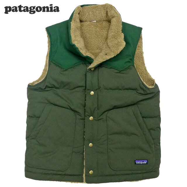 Patagonia Reversible Bivy Down Vest リバーシブル ビビー ダウンベスト フリース ボア 保温 耐久 メンズ/パタゴニア