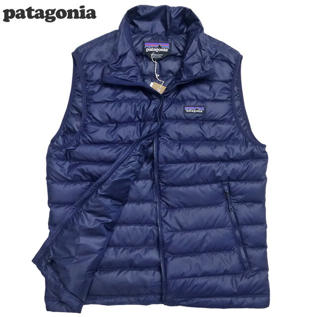 Patagonia Down Sweater Vest ダウンセーターベスト 800フィルパワー ダウン メンズ 防風 保温 コンパクト 紺 Classic Navy/パタゴニア