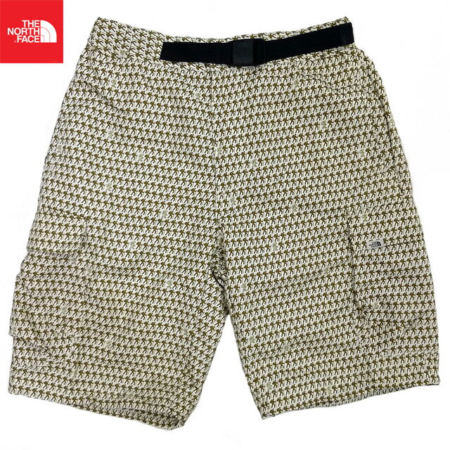 The North Face Pictogram Nylon Cargo Half Pants ザノースフェイス 総柄 ナイロンカーゴハーフパンツ ピクトグラム 絵文字 キャラメル