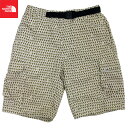 The North Face Pictogram Nylon Cargo Half Pants ザノースフェイス 総柄 ナイロンカーゴハーフパンツ ピクトグラム 絵文字 キャラメル【あす楽対応_関東_甲信越_北陸_東海_近畿_中国_四国】