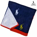 Ralph Lauren Home French Terry Polo Beach Towel ポロラルフローレン ビーチタオル ラグ ソファーカバー アウトドア 海 海水浴 サーフィン 紺 マルチカラー