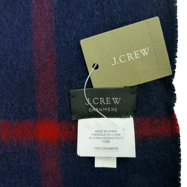 J.CREW Patterned Cashmere Scarf カシミヤ ストール マフラー チェック 緑 ジェイクルー【あす楽対応_関東_甲信越_北陸_東海_近畿_中国_四国】【ゆうパケット対応】