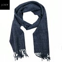 カシミヤ マフラー（メンズ） J.CREW Dual-Patterned Cashmere Scarf カシミヤ ストール マフラー グレンチェック ギンガムチェック ジェイクルー【あす楽対応_関東_甲信越_北陸_東海_近畿_中国_四国】【ゆうパケット対応】