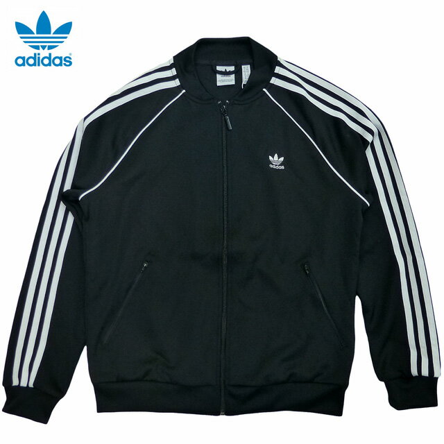 Women's adidas ORIGINALS Super Star Track Top Black CE2392/アディダス オリジナルス トラックトップ ジャージー 黒 レディース