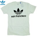 adidas ORIGINALS Trefoil San Francisco Tee/アディダス オリジナルス トレフォイル SF サンフランシスコ限定 Tシャツ 白