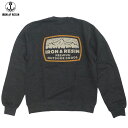 Iron and Resin Alpine Printed Crew Fleece/スウェット Charcoal Heather/アイアン＆レジン