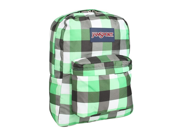 期間限定 SALE JANSPORT ジャンスポーツ SUPERBREAK スーパーブレイク デイパック リュック ブロックチェック/緑