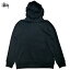 Stussy Vintage Hood Fleece ストックロゴ プルオーバー フーディー スウェット ヴィンテージ 長袖 メンズ 黒/ステューシー スウェット【あす楽対応_関東_甲信越_北陸_東海_近畿_中国_四国】