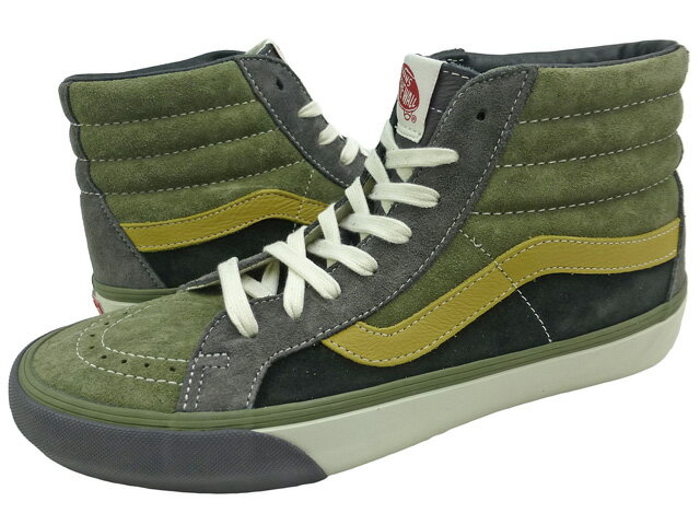 ヴァンズ レザースニーカー メンズ Vault by Vans Sk8-Hi VLT LX スウェード レザー Shale Stone Gray/バンズ ヴォルト スケートハイLX