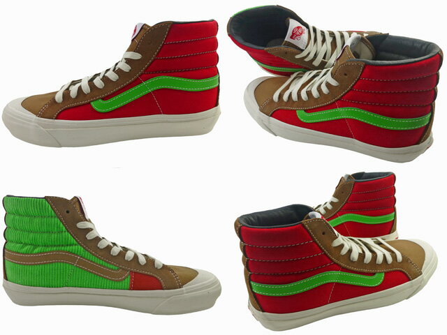 US企画 Vault By Vans Style 138 LX Sk8-Hi スウェード キャンバス コーデュロイ ハイカット スニーカー マルチ/バンズ ボルト スタイル138LX スケートハイ【あす楽対応_関東_甲信越_北陸_東海_近畿_中国_四国】