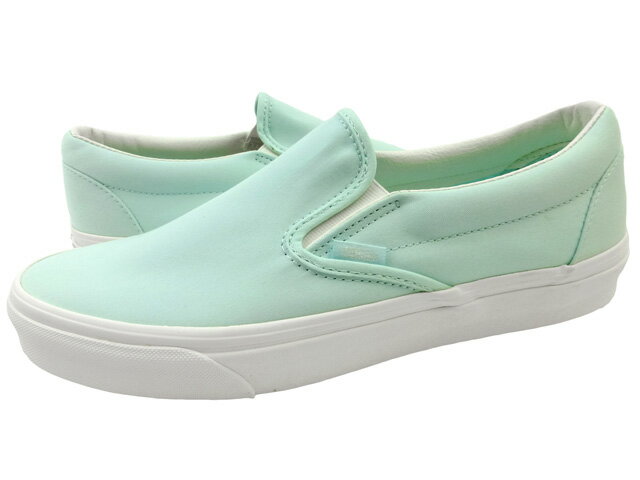 US企画 Vans Slip-On Twill ツイル シャーベットカラー パステル スニーカー Soothing Sea/バンズ スリッポン