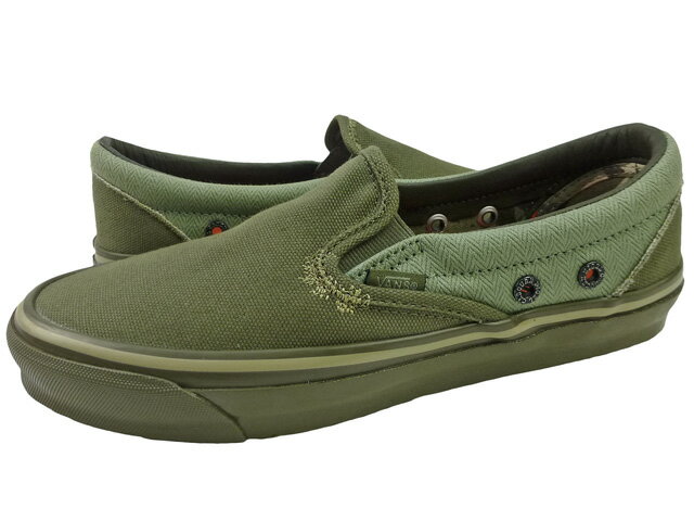 US企画 Vault by Vans OG Classic Slip-On LX バンズ ボルト ナイジェル・ケーボン コラボ スリッポン キャンバス ミリタリー USMC 海兵隊/バンズ