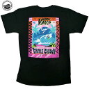 US企画 Vans Triple Crown Of Surfing 2022 Poster Tee バンズ サーフィン オフィシャルポスター ノースショア 大会 Tシャツ 黒 Black/ヴァンズ