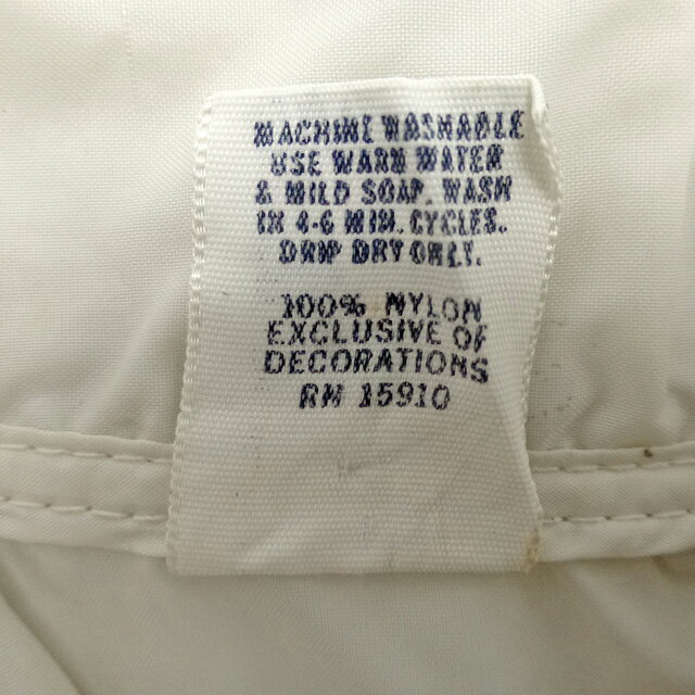 70-80's Used Walt Disney Productions Mickey Mouse Nylon Jacket 80年代古着ミッキーマウス ディズニー Vintage ヴィンテージ ナイロンジャケット 白 【中古】