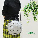 LILY リリー リアルマインド REAL MIND オプス テフロン加工ナイロン 牛革 本革 レザー ラウンド 丸型 2WAY ハンドバッグ ショルダーバッグ...