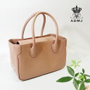 A.D.M.J. バッグ エーディーエムジェイ 本革 シュリンク レザー 牛革 ハンドバッグ ミニ トートバッグ SHRINKLEATHER TOTEBAG ローズ ..