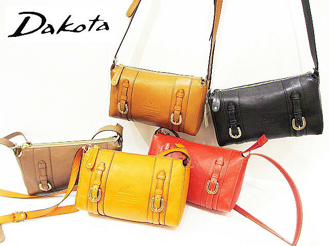 Dakota ダコタ 牛革 本革 レザー キューブ ファスナー式 ミニ ショルダーバッグ ポシェット 1030300