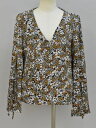 ザ フィフスレーベル The Fifth Label 花柄 長袖 カットソー Sサイズ ブラック レディース F-S3621【中古:美品】【ブランド買取販売トリ...
