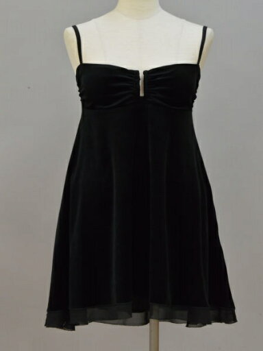 フォクシーニューヨーク VELOUR NOIR by FOXEY NEW YORK ベロア キャミソールワンピース 38サイズ ブラック レディース F-L5934【中古:良品】【ブランド買取販売トリヴァンドラム】190300 フォクシーニューヨーク VELOUR NOIR by FOXEY NEW YORK ベロア キャミソールワンピース 38サイズ ブラック レディース F-L5934【中古:良品】【ブランド買取販売トリヴァンドラム】190300