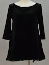 フォクシーニューヨーク VELOUR NOIR by FOXEY NEW YORK ベロア チュニック/ワンピース 38サイズ ブラック レディース F-M11...