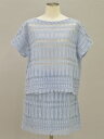 ボディドレッシング BODY DRESSING セットアップ カットソー&スカート 38サイズ ライトブルー レディース F-L3034【中古:良品】【ブランド...