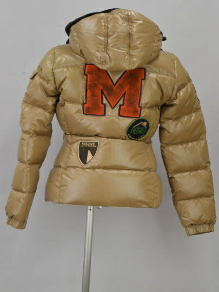 モンクレール MONCLER ダウンジャケット K2 スペシャル ワッペン ロゴ フード 00サイズ ベージュ レディース F-L6696【中古】【ブランド買取販売トリヴァンドラム】201208 2