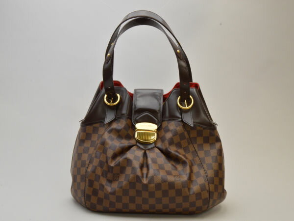 ルイヴィトン バッグ モノグラム LOUIS VUITTON ダミエ システィナPM ハンドバッグ/肩掛けショルダー N41542 エベヌ レディース e_u su_p F-YA315 【中古】【ブランド買取販売トリヴァンドラム】220410