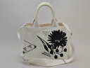 プラダ PRADA カナパ ハンドバッグ/ショルダー/トート CANAPA SYMBOLS 2WAY キャンバス 1BG439 ホワイト レディース e_u s...
