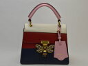 グッチ GUCCI ハンドバッグ ショルダー 476541 DVUSB 4198/NAVY+RED+WHITE GOLD QUEEN MARGARET レディース su_p e_u F-YA566【中古：良品】【ブランド買取販売トリヴァンドラム】230904