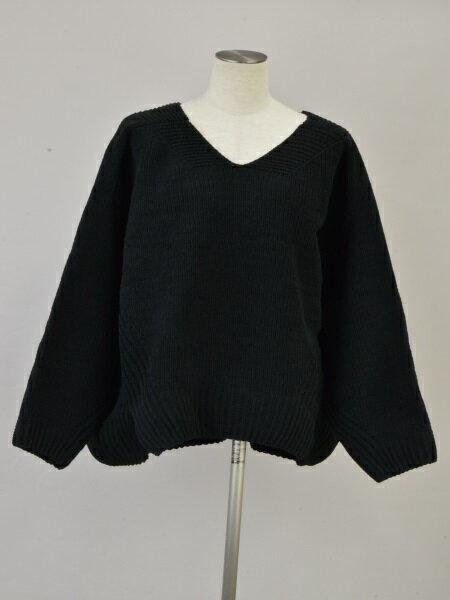 ネネット Ne-net モール ニット 2サイズ ブラック レディース j_p F-L7936【中古】【ブランド買取販売トリヴァンドラム】240607