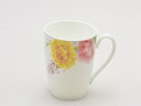 ノリタケ Noritake ココ フルール マグカップ ホワイト レディース j_p F-CUP135【中古:美品】【ブランド買取販売トリヴァンドラム】2408...