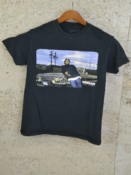 ICE CUBE rap Tシャツ 古着 ヴィンテージ Sサイズ ブラック メンズ used F-NEW372240913