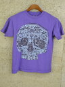 SOLAR FLARE Tシャツ 髑髏 古着 ヴィンテージ Mサイズ パープル メンズ used F-NEW472【中古】【ブランド買取販売トリヴァンドラム】241004