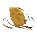 ロエベ LOEWE ラビット ラフィア ショルダーバッグ ベージュ レディース su_p e_u F-YA902【中古:美品】【ブランド買取販売トリヴァンドラム...