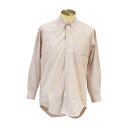 バルマン BALMAIN 形態安定加工 カッターシャツ ストライプ パープル メンズ s_z F-M9584【中古】【ブランド買取販売トリヴァンドラム】250128(4)