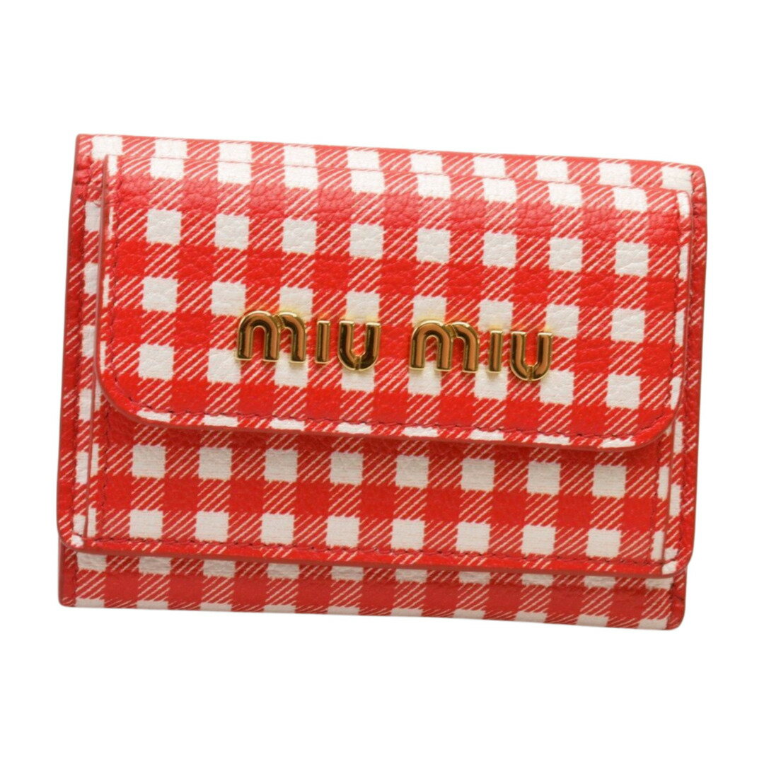 楽天市場】MIUMIU MADRAS 三つ折り財布の通販 楽天市場】MIUMIU MADRAS 三つ折り財布の通販