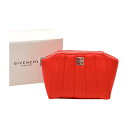 ジバンシィ GIVENCHY ノベルティ ポーチ メイク コスメ レッド 箱付き レディース F-B6785【中古:新古品・未使用品】【ブランド買取販売トリヴァ...