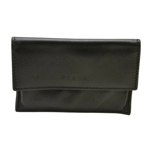プラダ PRADA カードケース 名刺入れ レザー 黒 ブラック メンズ F-ST2169【中古:良品】【ブランド買取販売トリヴァンドラム】250402 プラダ PRADA カードケース 名刺入れ レザー 黒 ブラック メンズ F-ST2169【中古:良品】【ブランド買取販売トリヴァンドラム】250402