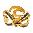 エミリオプッチ EMILIO PUCCI ブレスレット ゴールド / ブラック 3EAB23 イタリア製 真鍮 レディース F-ACE1742【中古:良品】【ブランド買取販売トリヴァンドラム】250424