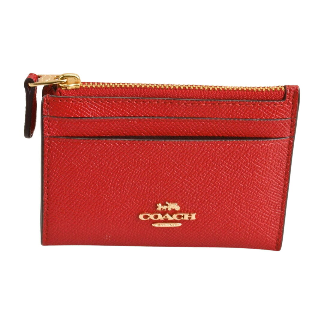 コーチ COACH カードケース コインケース キーリング付き レッド レディース F-ST2211【中古：美品】【ブランド買取販売トリヴァンドラム】260121