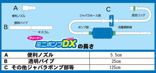 貝沼　ミニポンプDX　水槽用サイホン式クリーナー