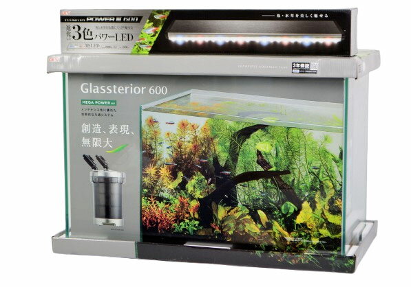 GEX ガラス水槽セット 60cm LEDライト付き 楽天市場】gex水槽セット60cmの通販