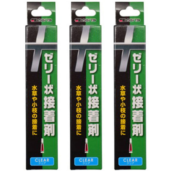 カミハタ ゼリー状接着剤 クリア 3本セット