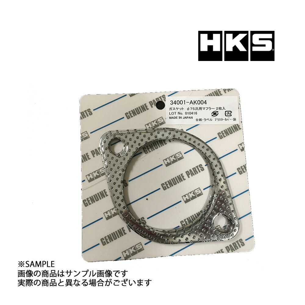 HKS 汎用 マフラーガスケット 75パイ 楕円 34001-AK004 トラスト企画 (213141018