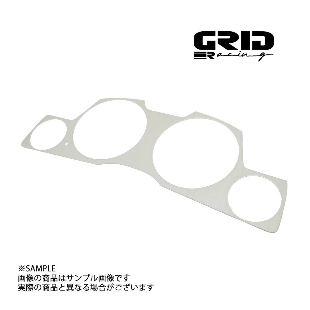 GRID RACING メーターパネルカバー（左トリップ型） チタニウムシルバー スカイライン ER34/ENR34/HR34 MPC-R34-L-TiS (337111009