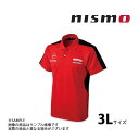 NISMO ニスモ #23 COMFIT ポロシャツ レッド 赤 3L 数量限定 KWA01-60RR9 (660192519