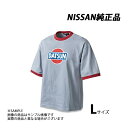 日産 純正 ビッグシルエット Tシャツ DATSUN グレー L KWA00-10RG3 (663191857