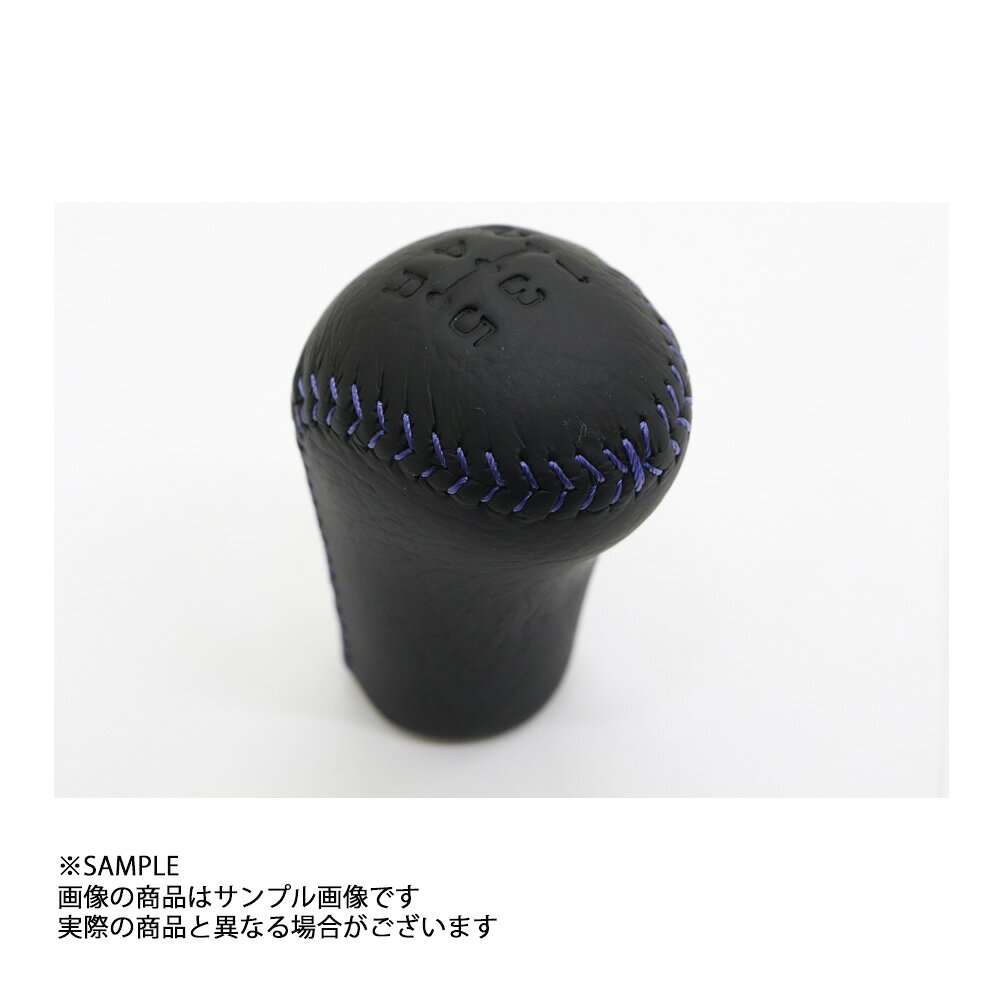 三菱 ミツビシ レザーシフトノブ 5MT ブルーステッチ ランサー エボリューション 5...