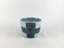 蕎麦猪口(8.5cm) 蛸唐草格子文 有田焼 李荘窯【小鉢/カップ】